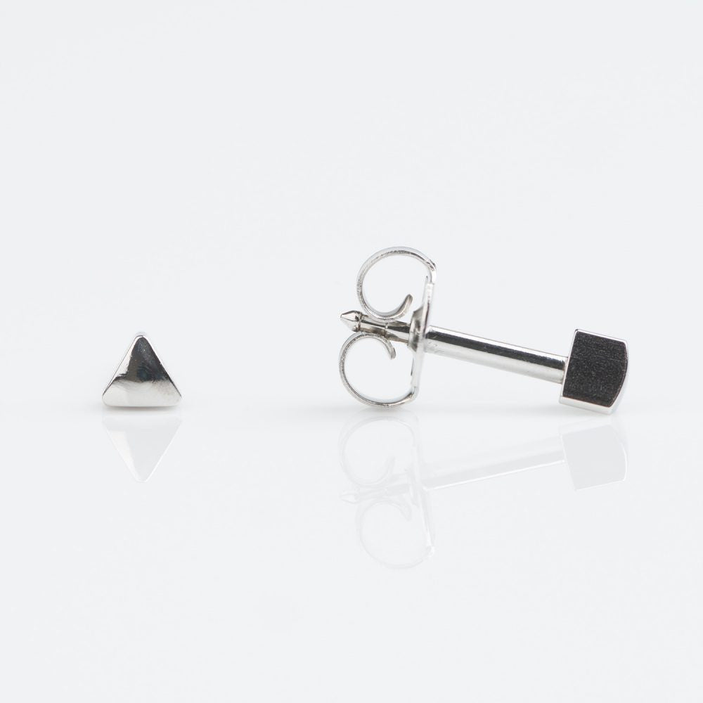Studex Regular Stainless White Steel Triangle Studs - Pack of 12