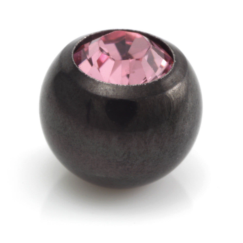 Black Steel Gem Ball