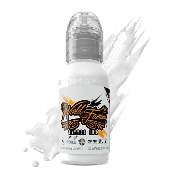 SHORT DATE - DISCOUNTED - World Famous Ink Fuji Mountain Mixing White - 1oz