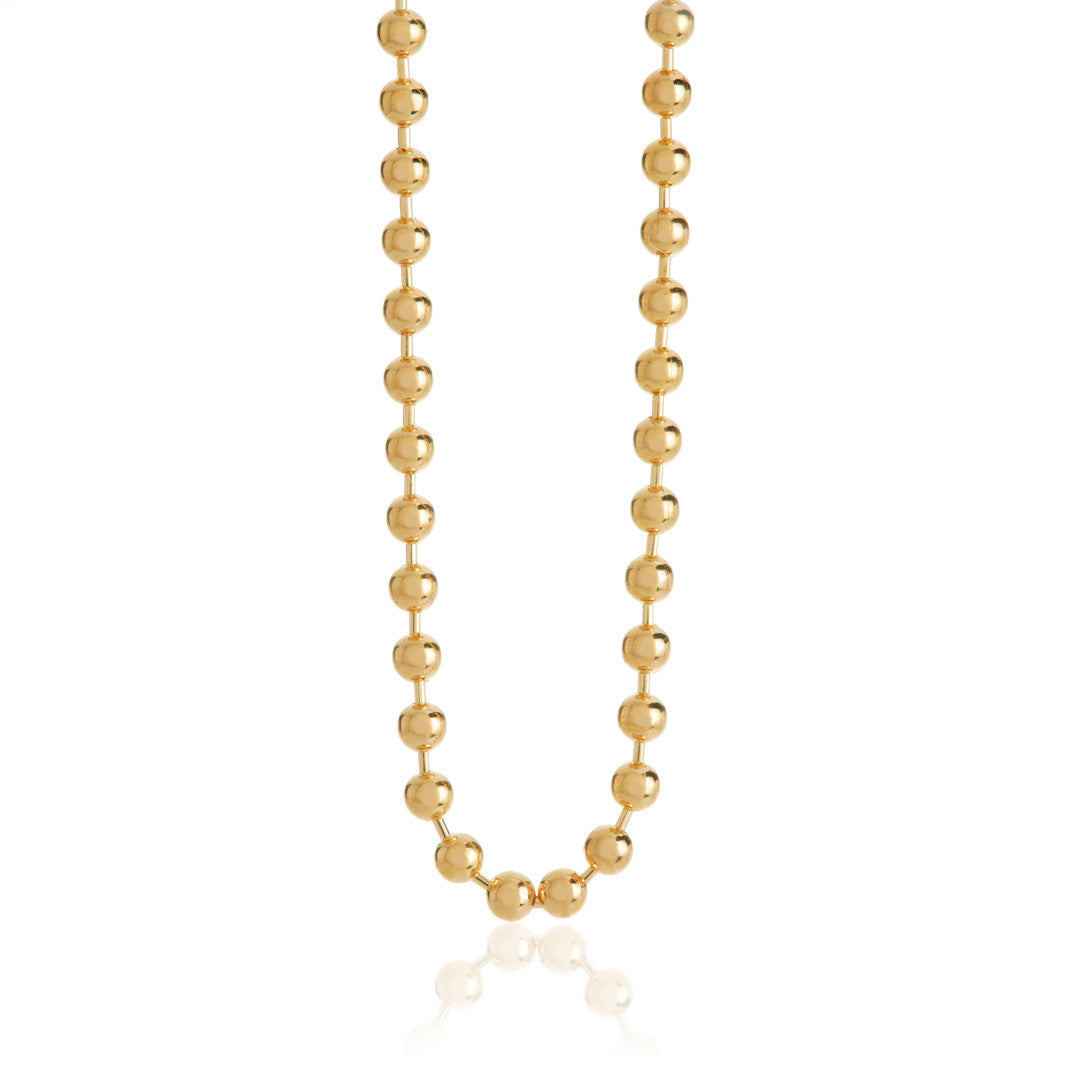 Tish Lyon Bead Chain 9ct Yellow Gold