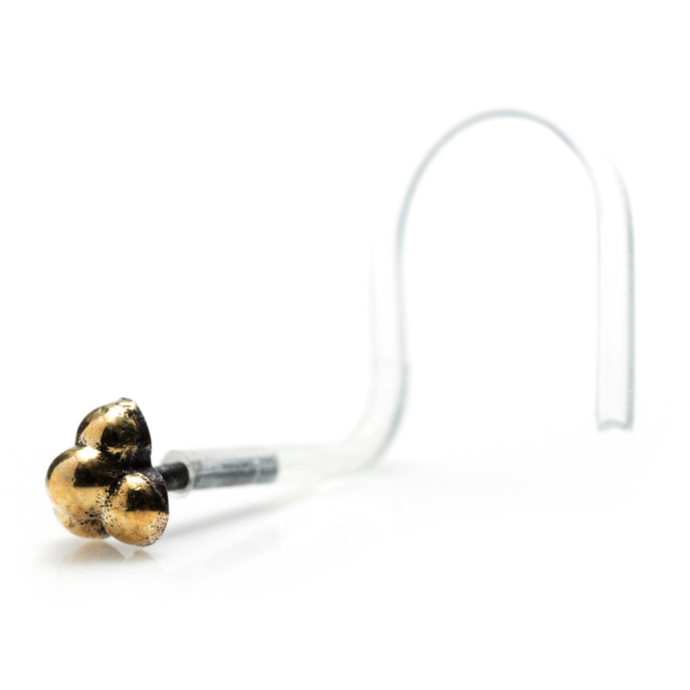 Brass Trinity with Bio Nose Stud