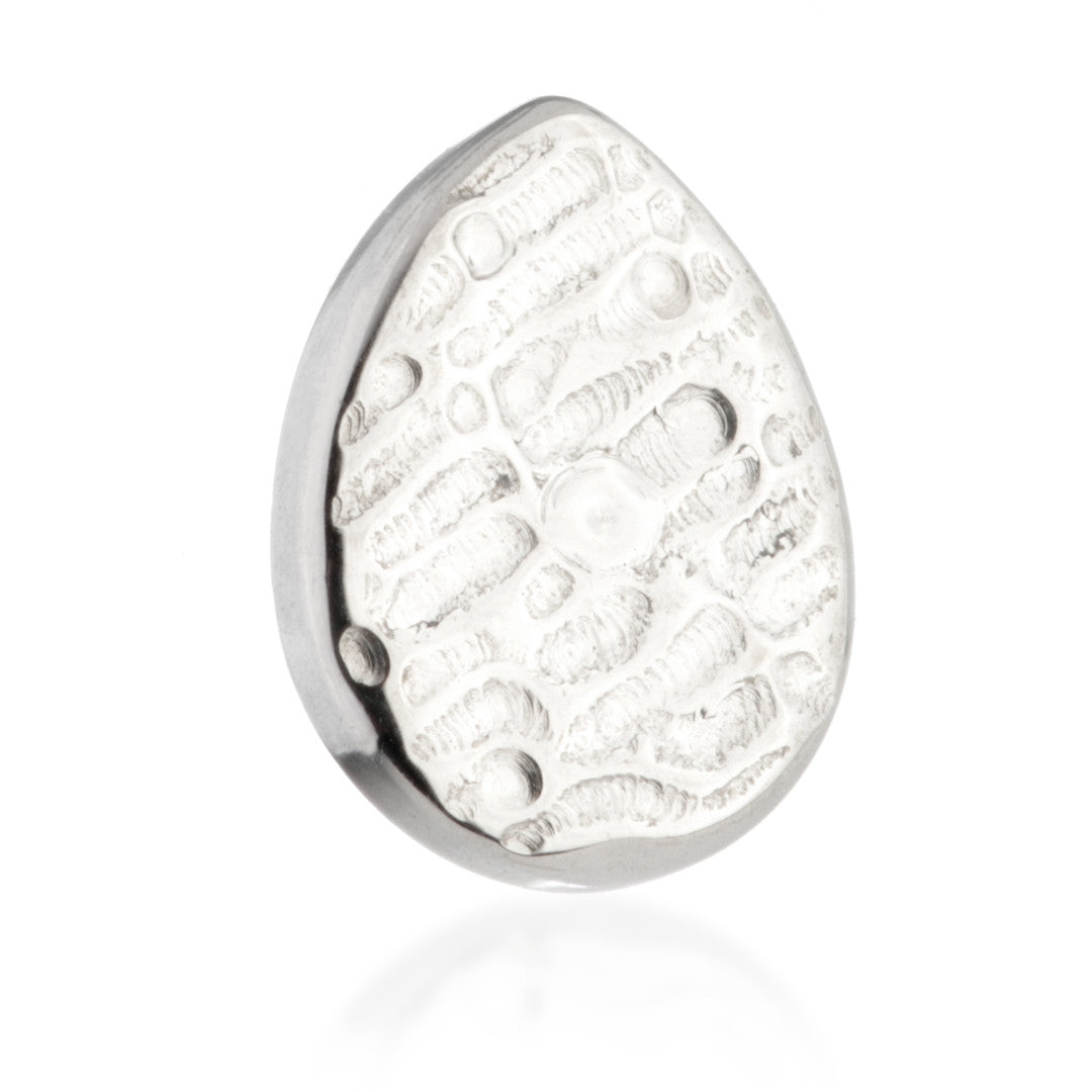 Ti Threadless Rippled Pear Attachment