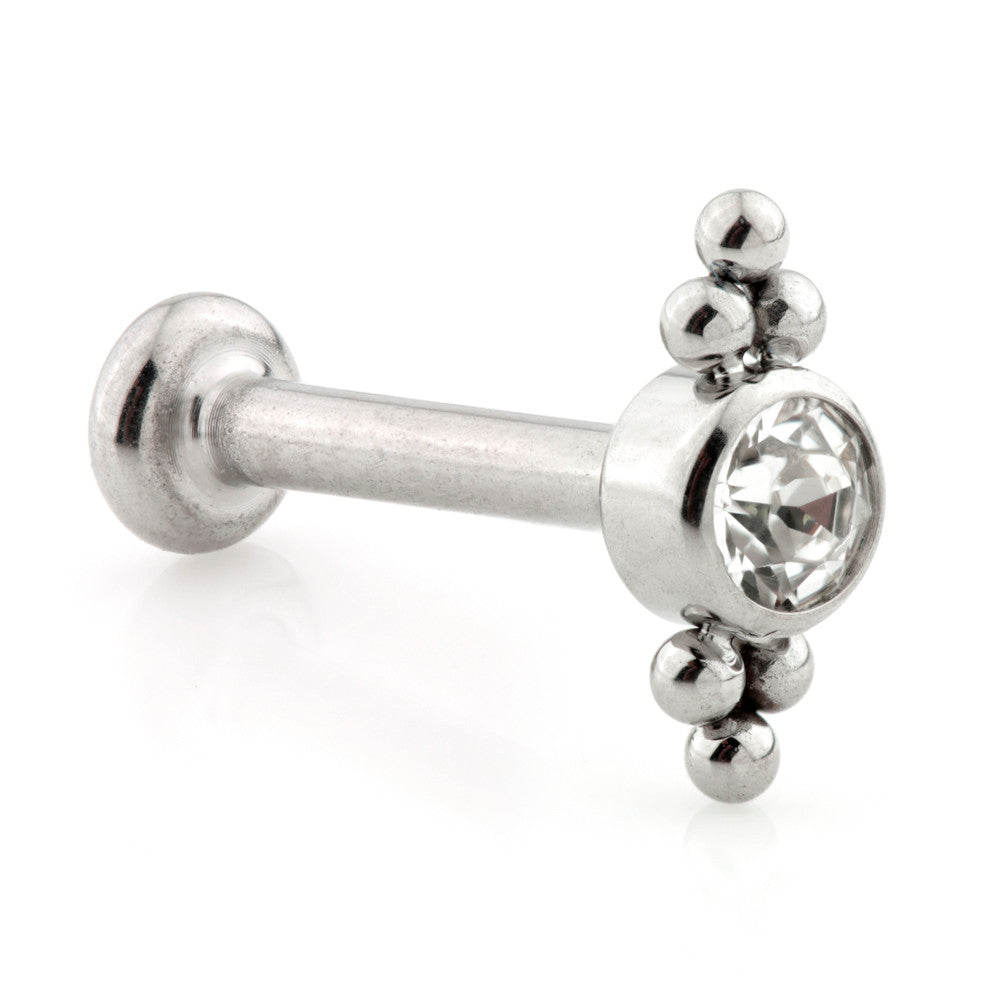 Internal Ti Gem Dot Disk Labret-1.2-8-3