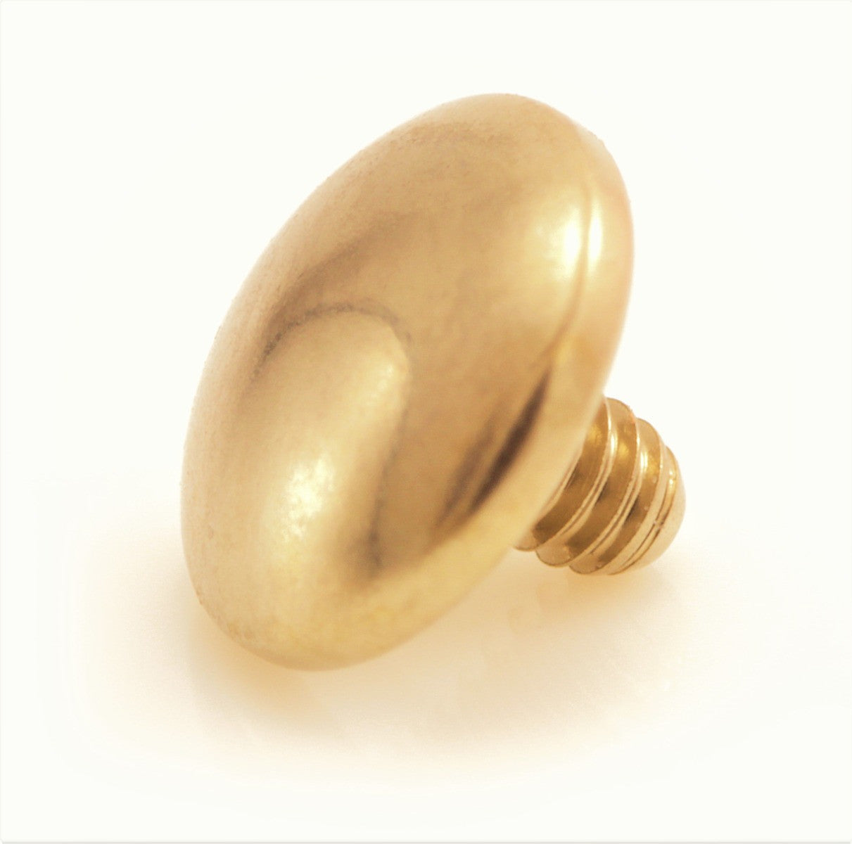 Yellow Gold Internal PVD Ti Plain Disk 1.2mm