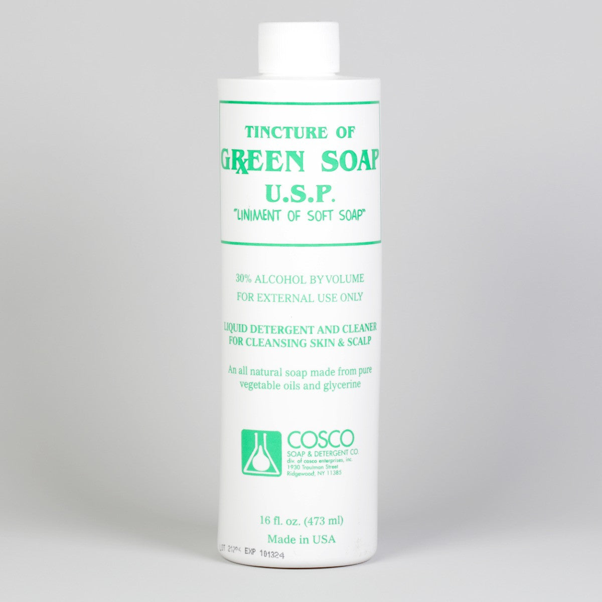 Tincture of Green Soap - 16oz (1 Pint)