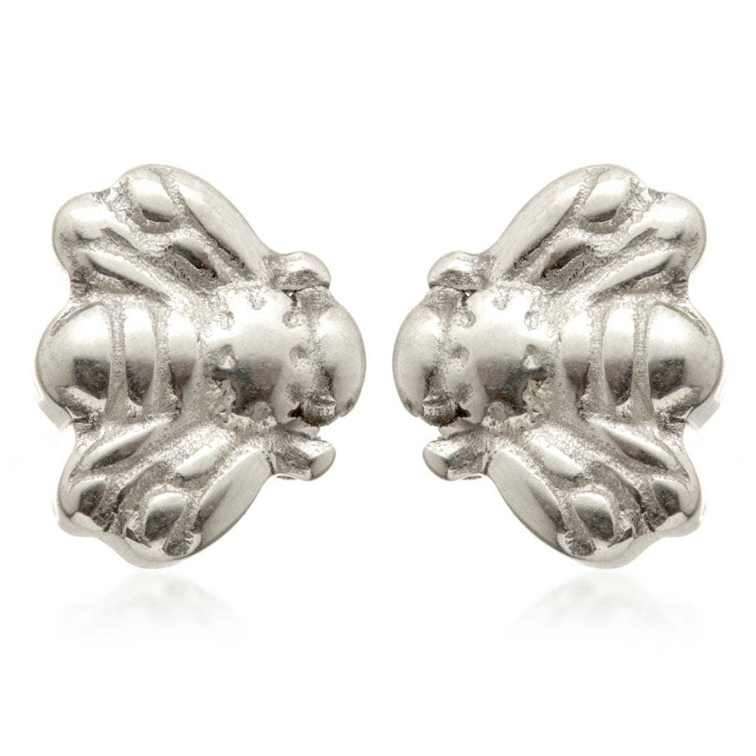 Titanium Threadless Stud Earrings with Bumblebee Attachment (Pair)