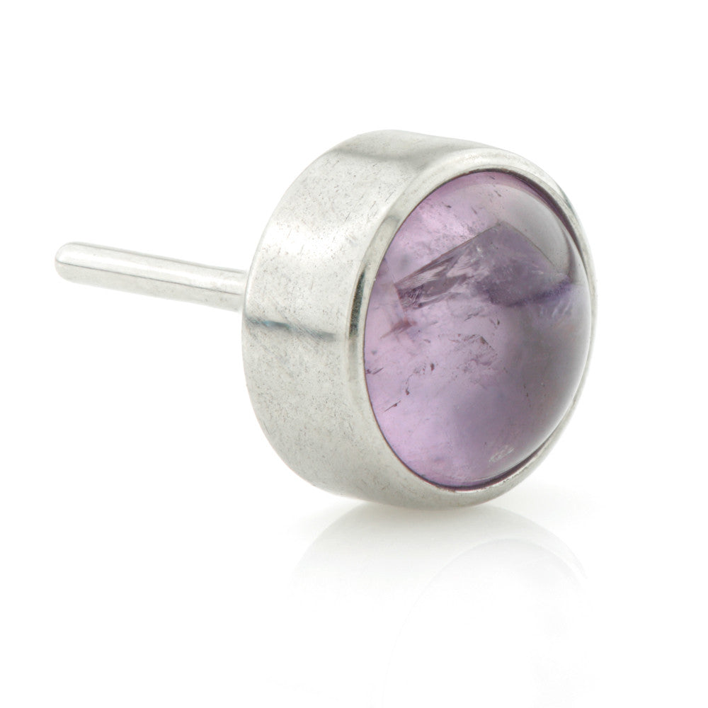 Ti Threadless Amethyst Bezel Attachment
