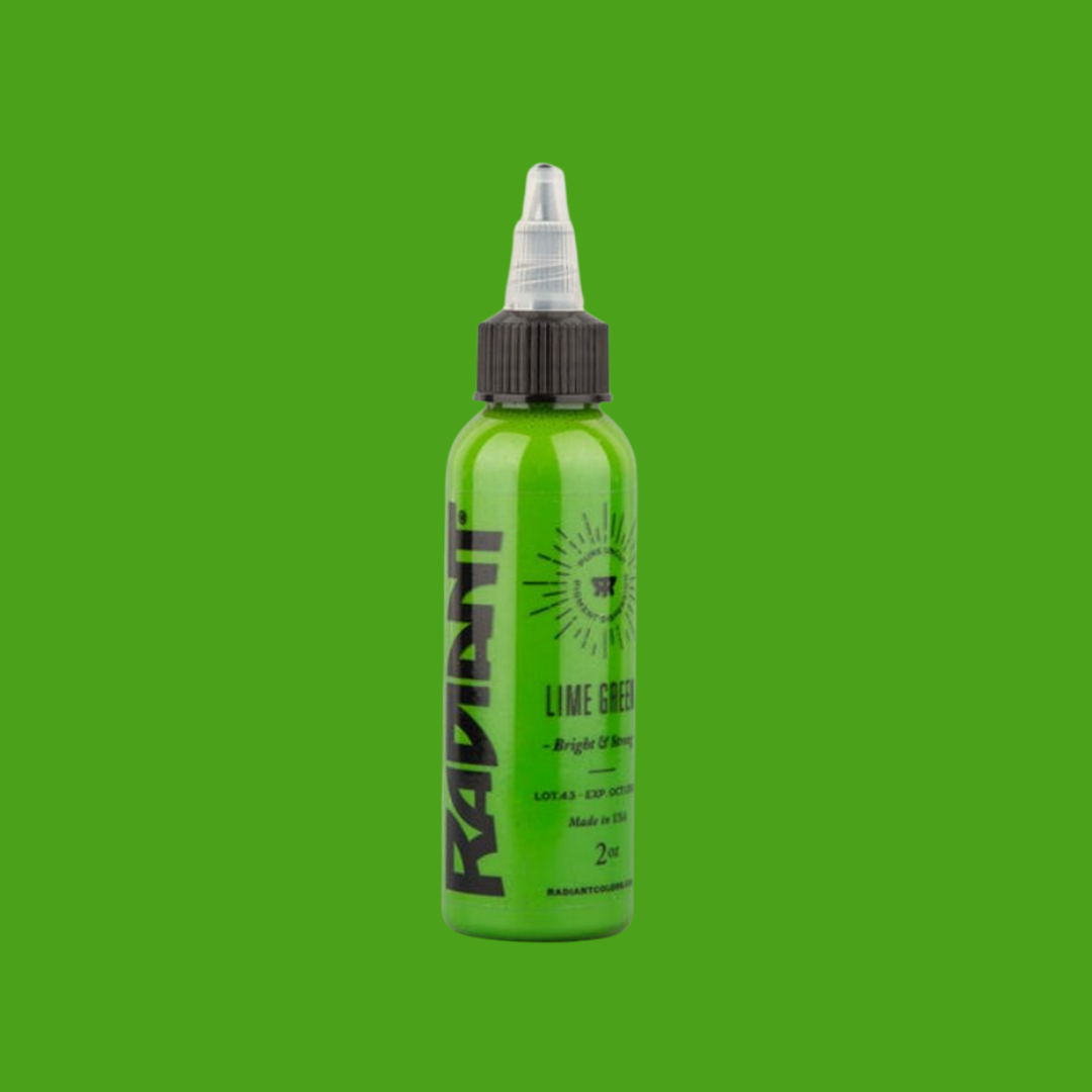 Radiant Ink Lime Green -1oz