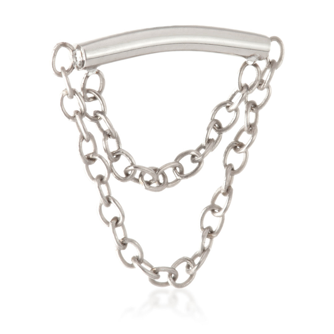 Ti Internal Curved Bar Double Chain Attachment