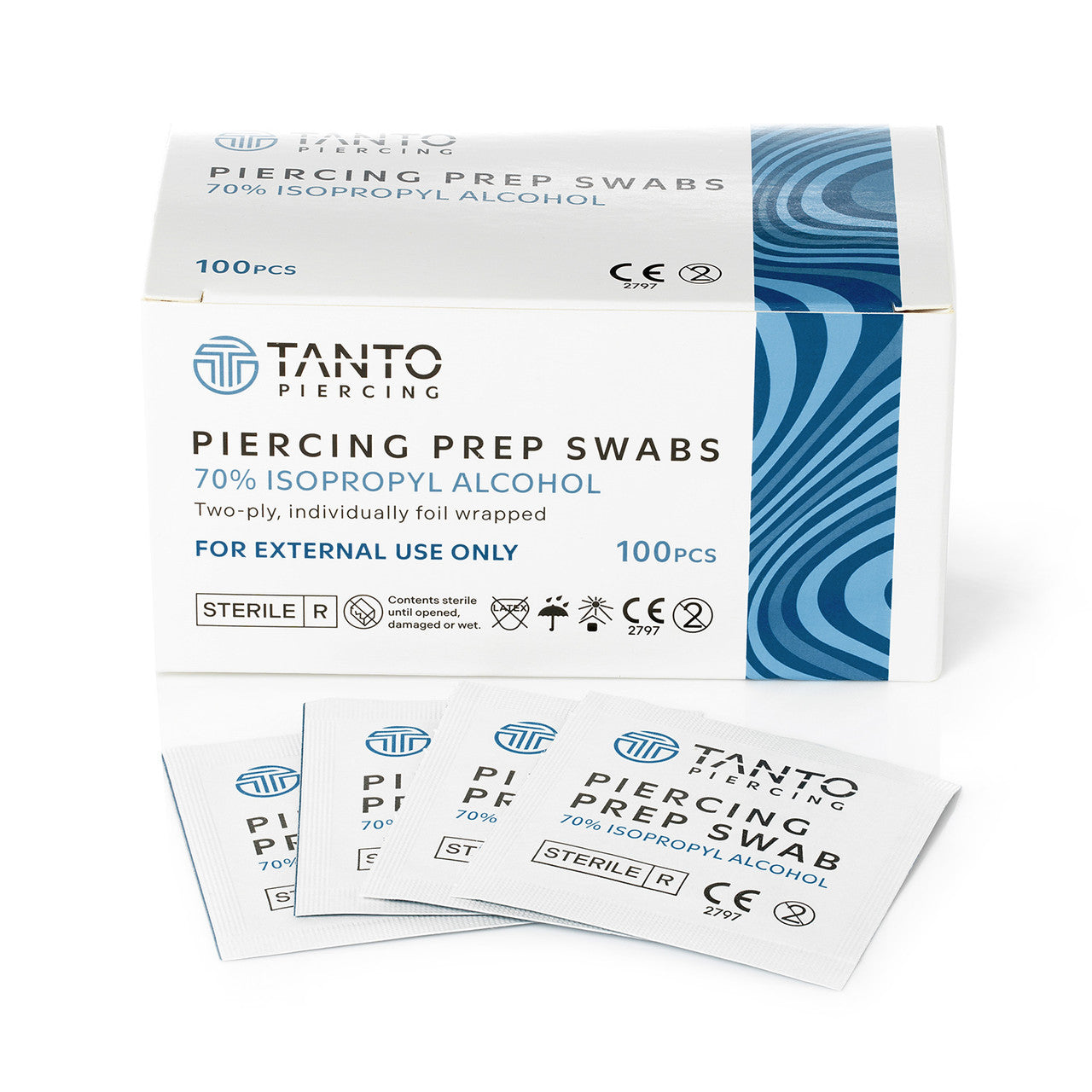 Tanto Piercing Prep Swabs (100 pieces)