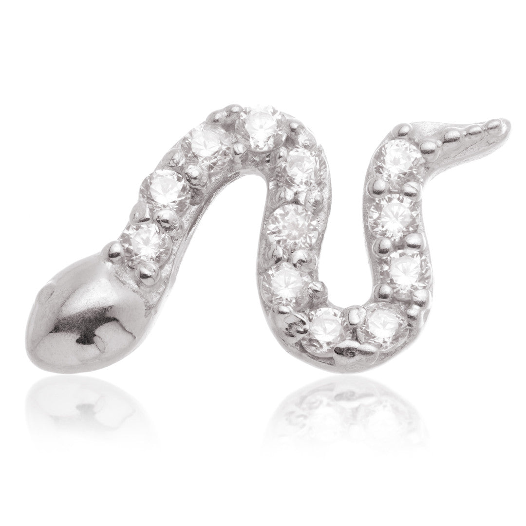 TL - 14ct Internal Gold Jewelled Snake Attachment