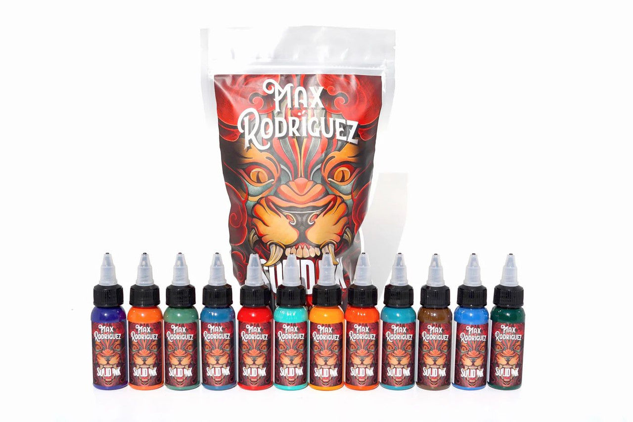 Solid Ink Max Rodriguez Tattoo Ink (1oz Bottles)