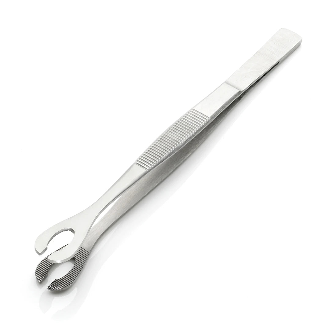 Sterilised Disposable Steel Slotted Sponge Forceps