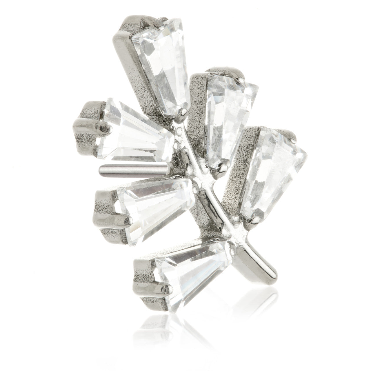 Ti Threadless Jewelled Leaf Attachment