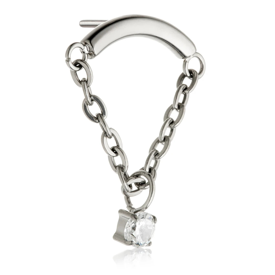 Ti Threadless Attachment With Prong Hanging Chain