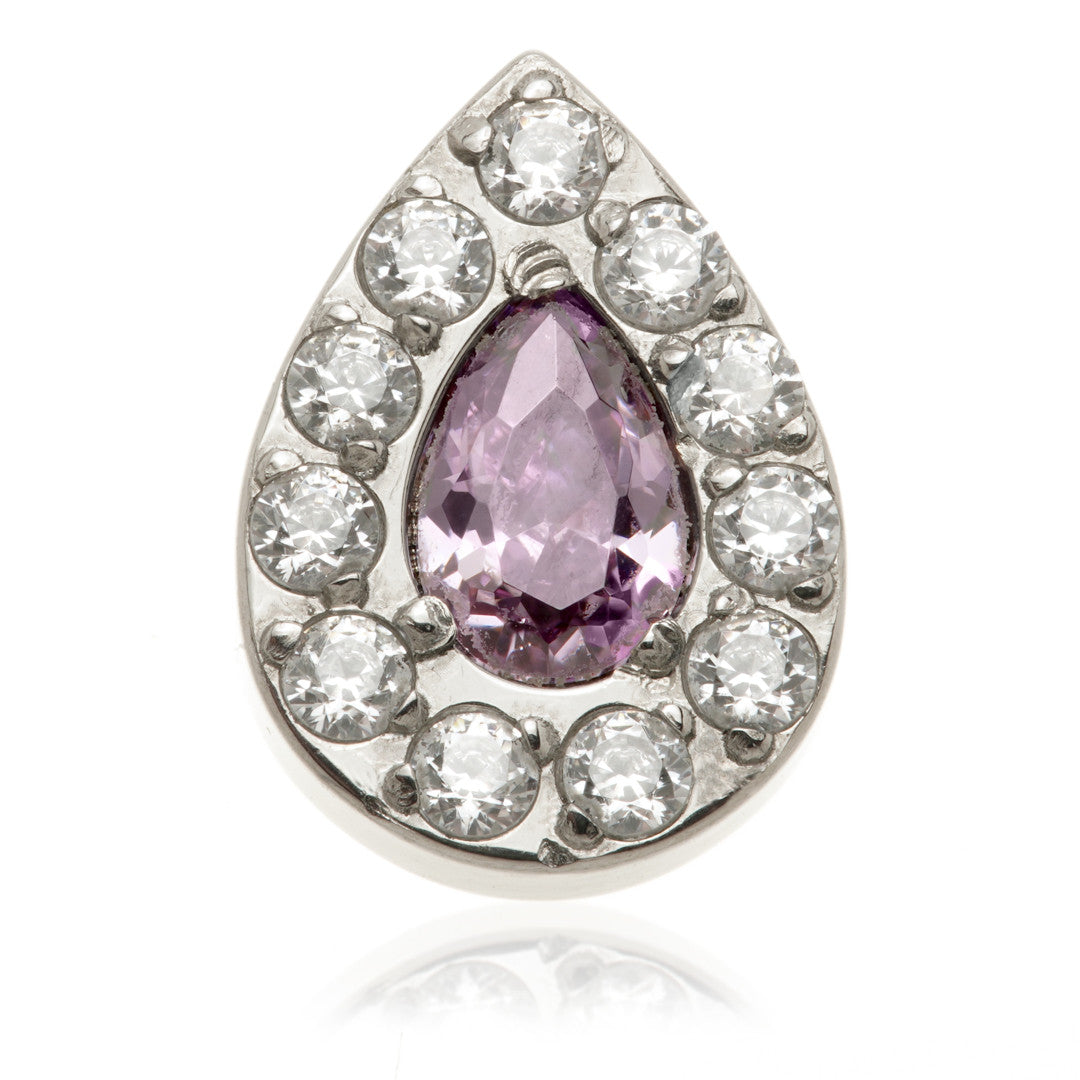 Ti Internal Pavé Tear Drop Attachment