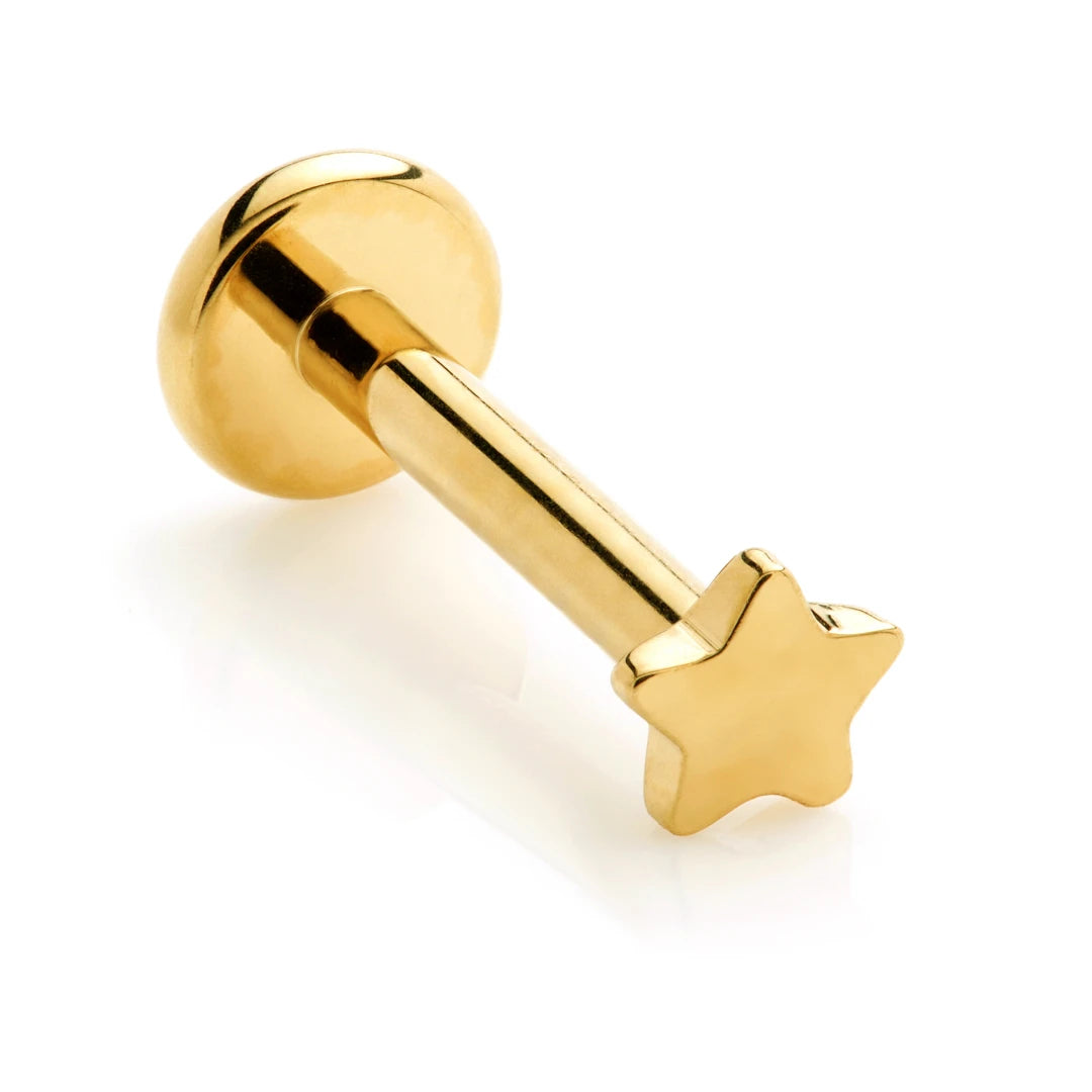 Ti Internal Labret with Star Attachment