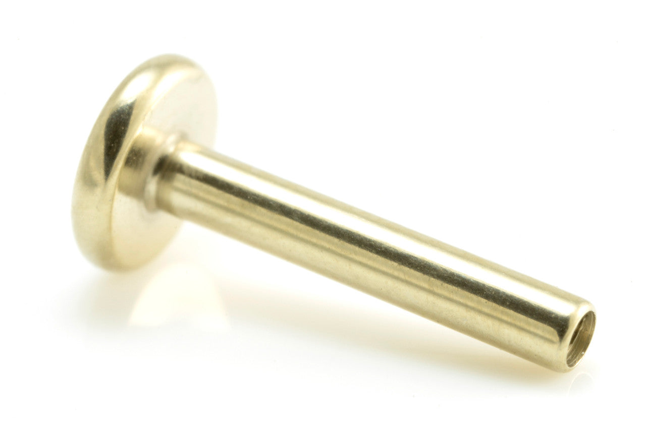 Zircon Gold Ti Internal Micro Labret Stem (0.8mm Thread)