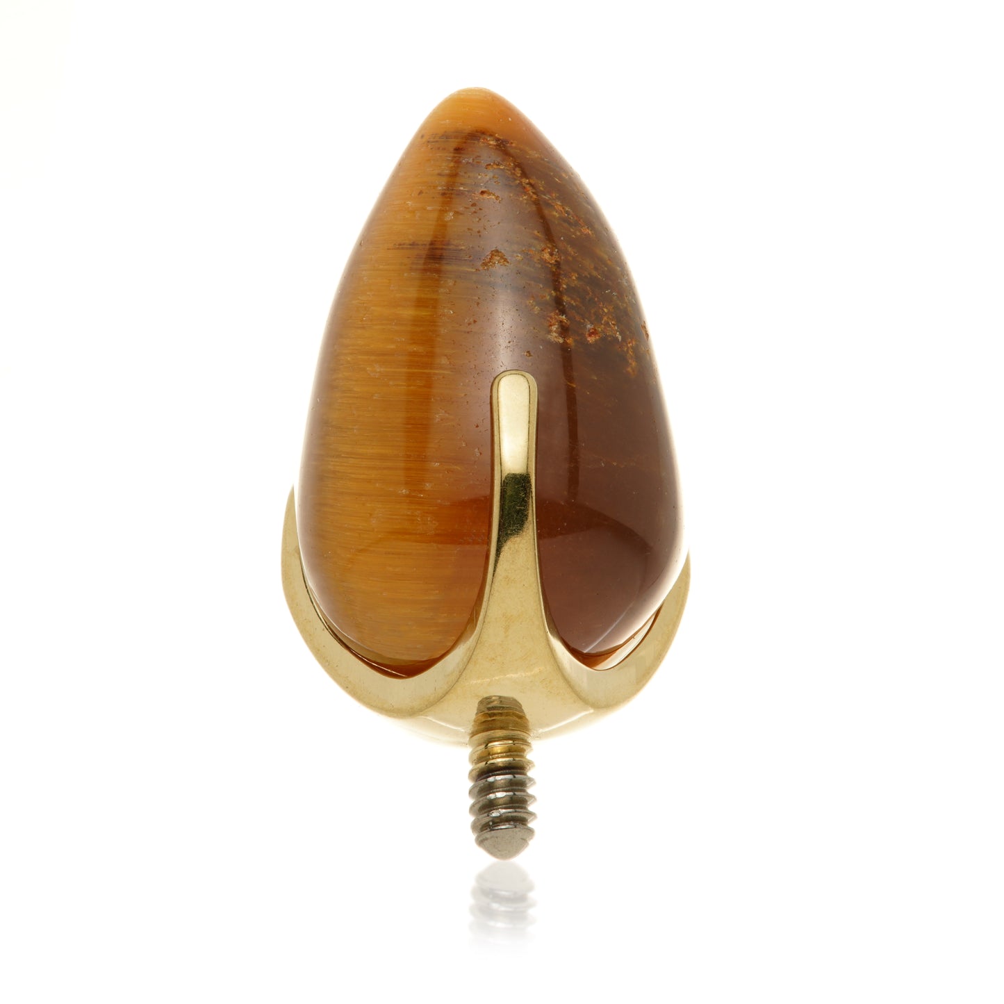Zircon Gold Ti Internal Natural Stone Bullet Attachment