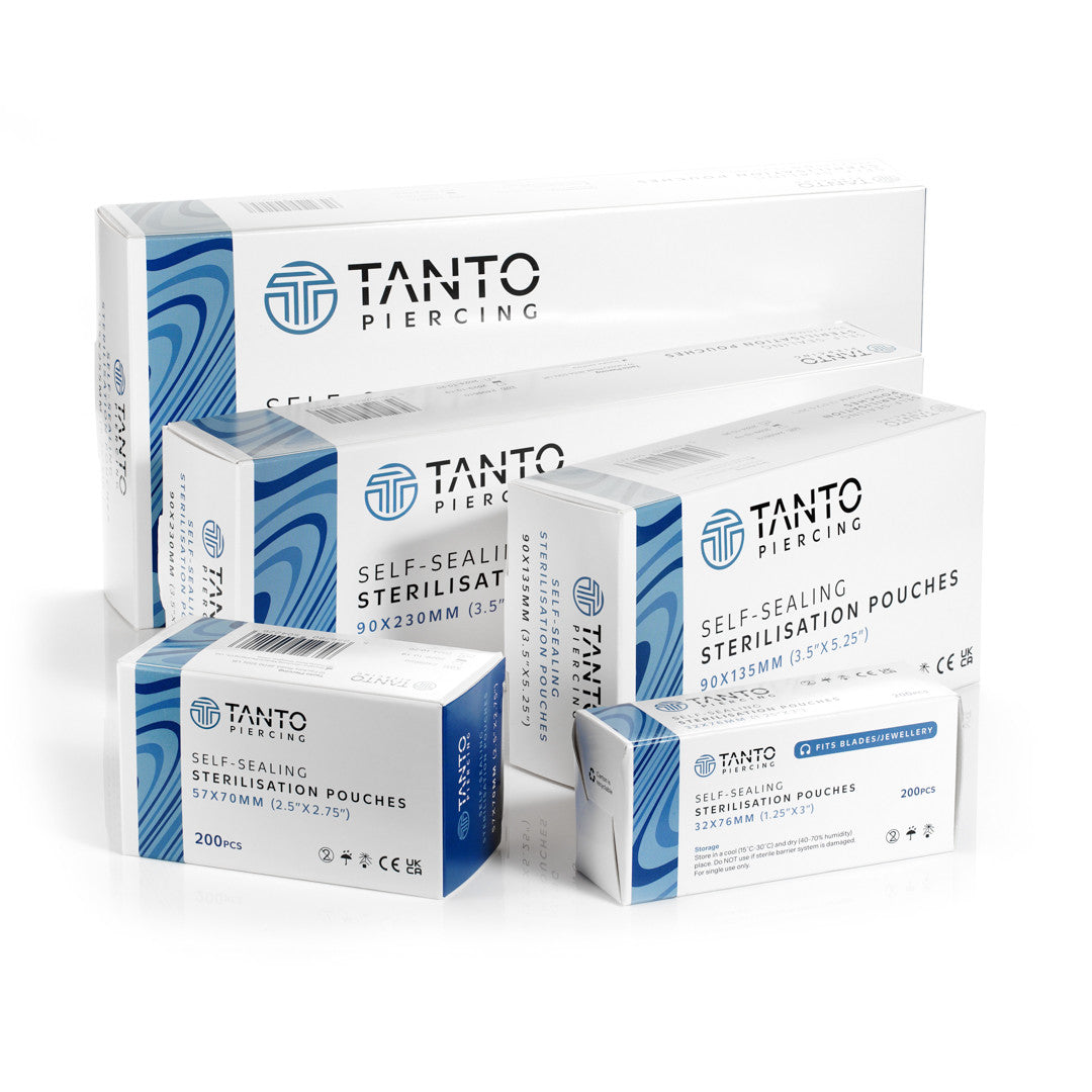 Tanto Sterilisation Pouches with Internal Indicator (200 pcs)