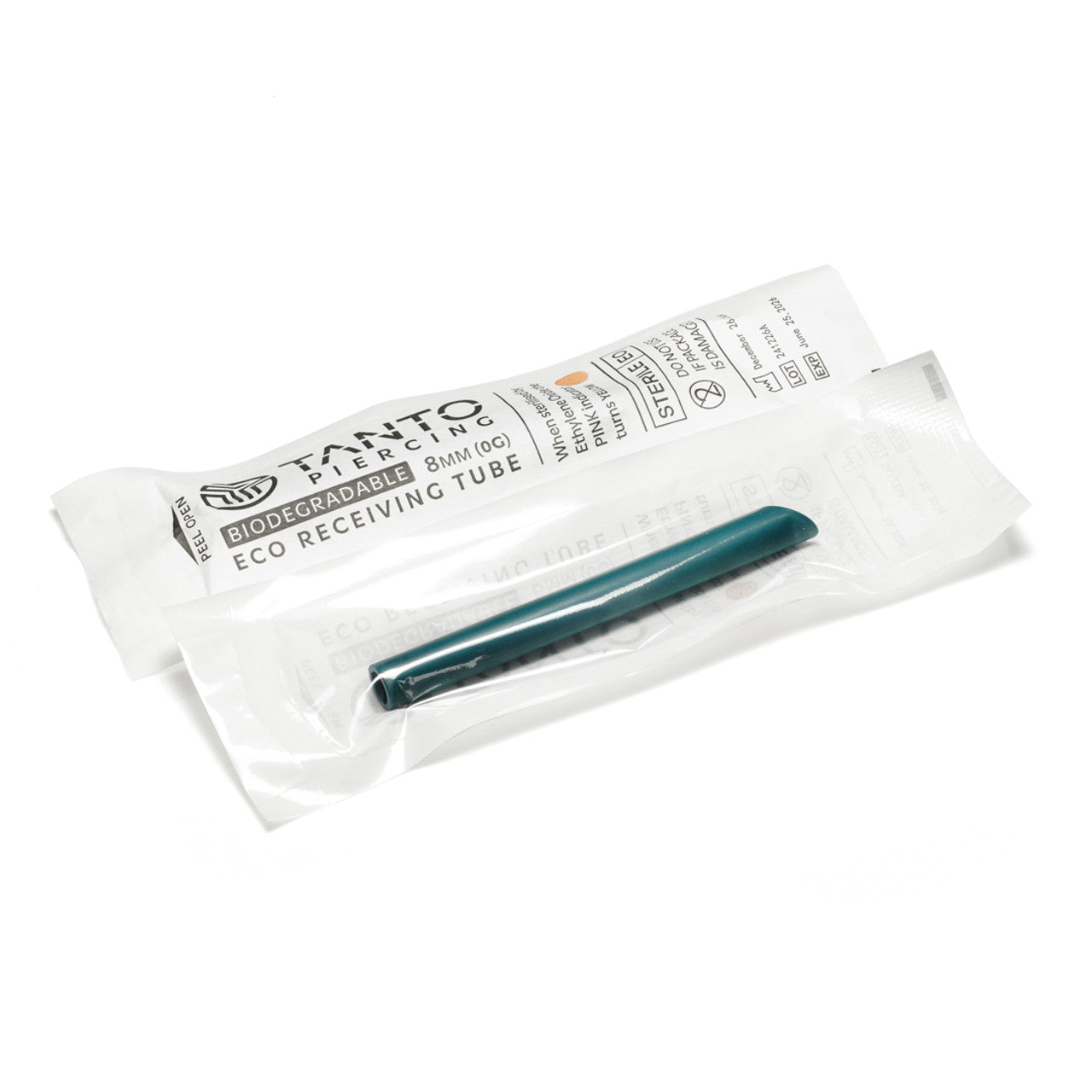 Tanto Piercing Eco Biodegradable Receiving Tubes - 5mm/8mm (50 pieces)