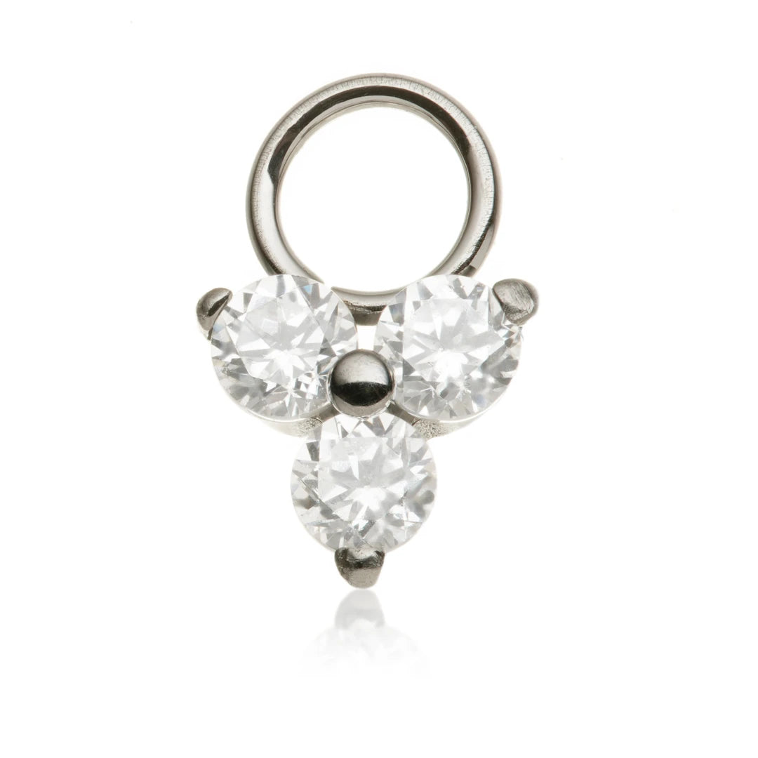 Ti Jewelled Trinity Charm Attachment
