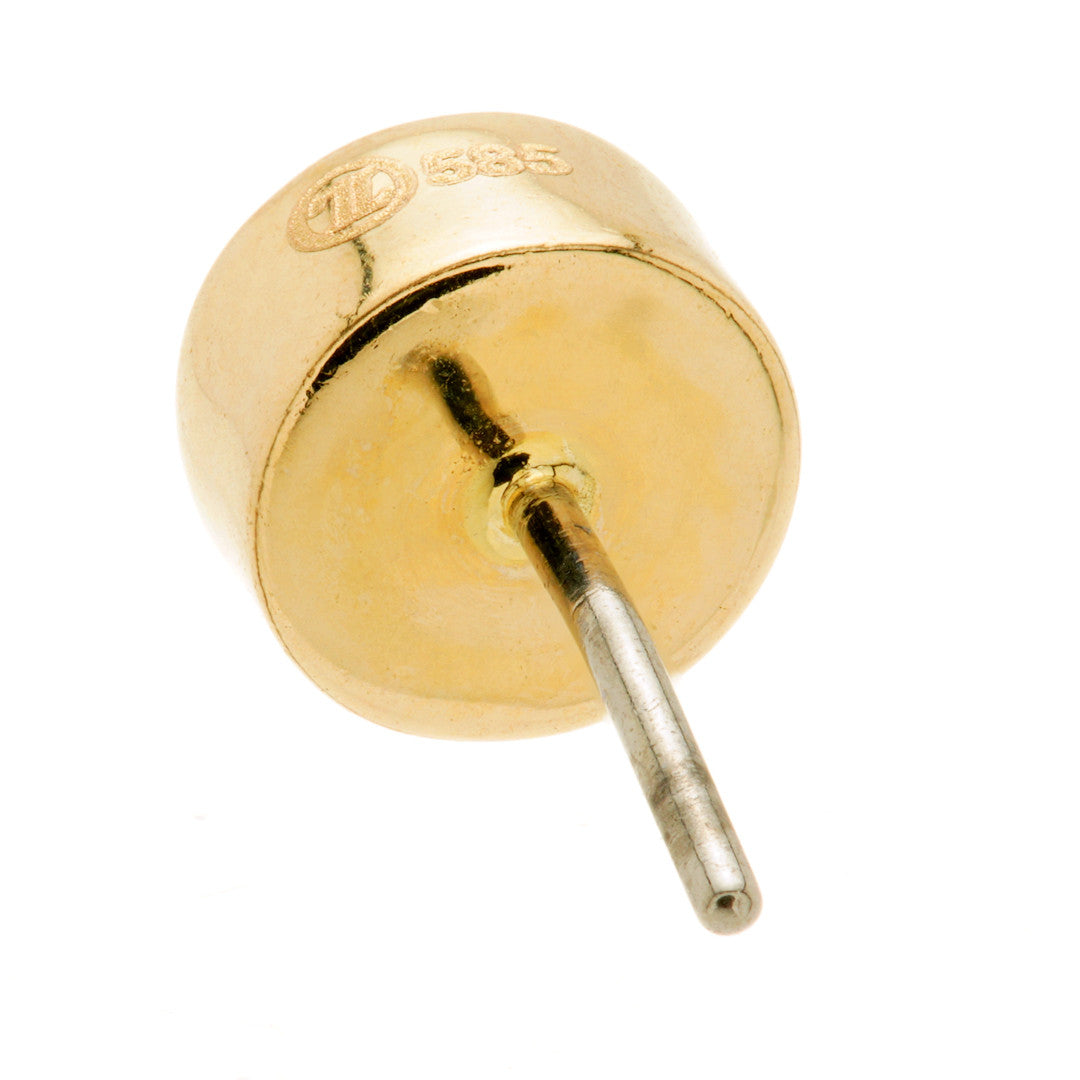 TL - 14ct Gold Smokey Quartz Bezel Pin Attachment