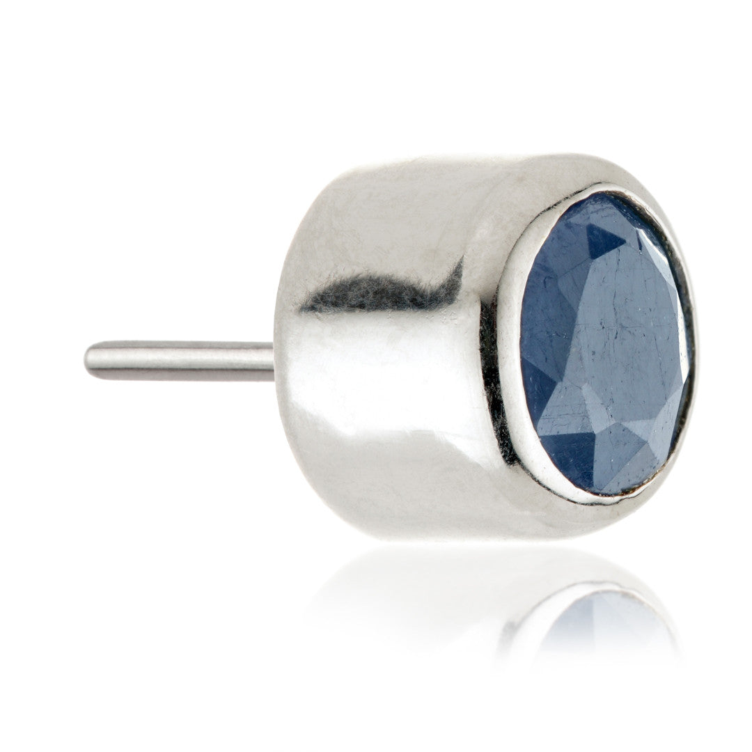 TL - 14ct Gold Sapphire Bezel Pin Attachment