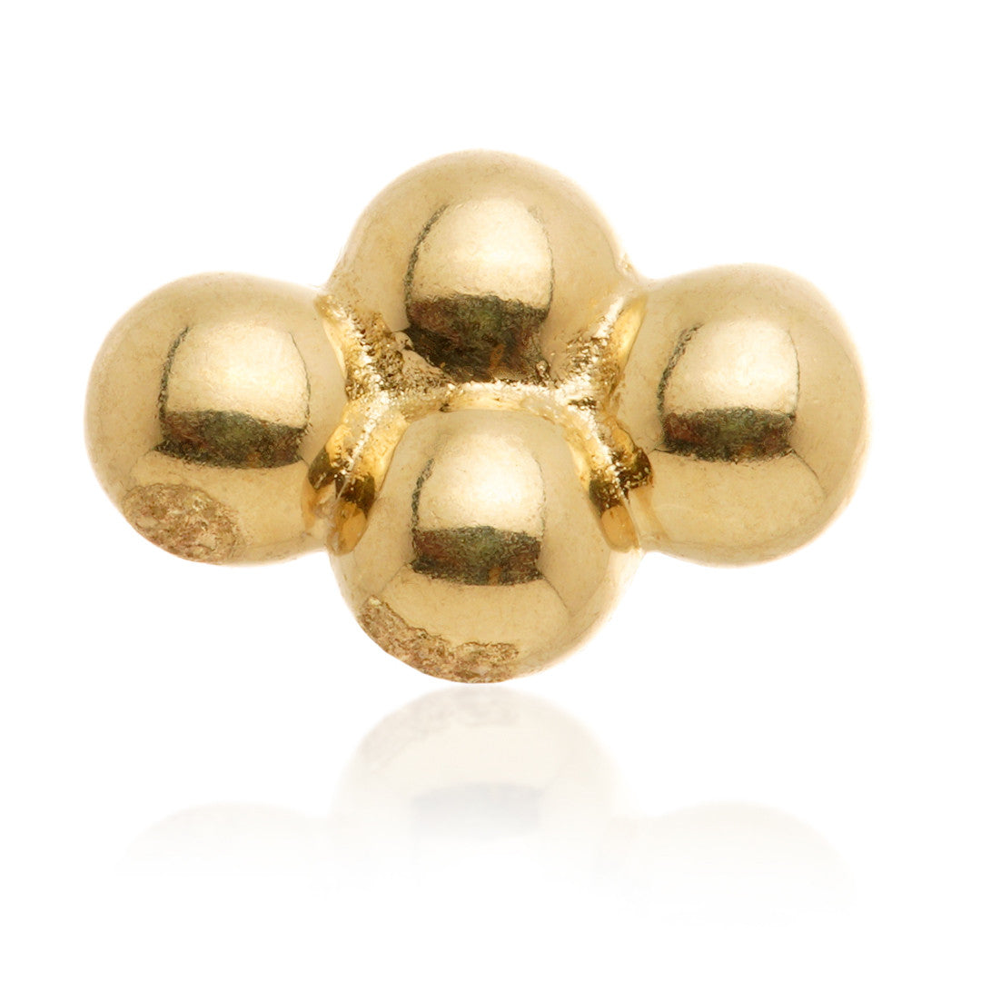 TL - 14ct Internal Gold Quad Cluster Attachment