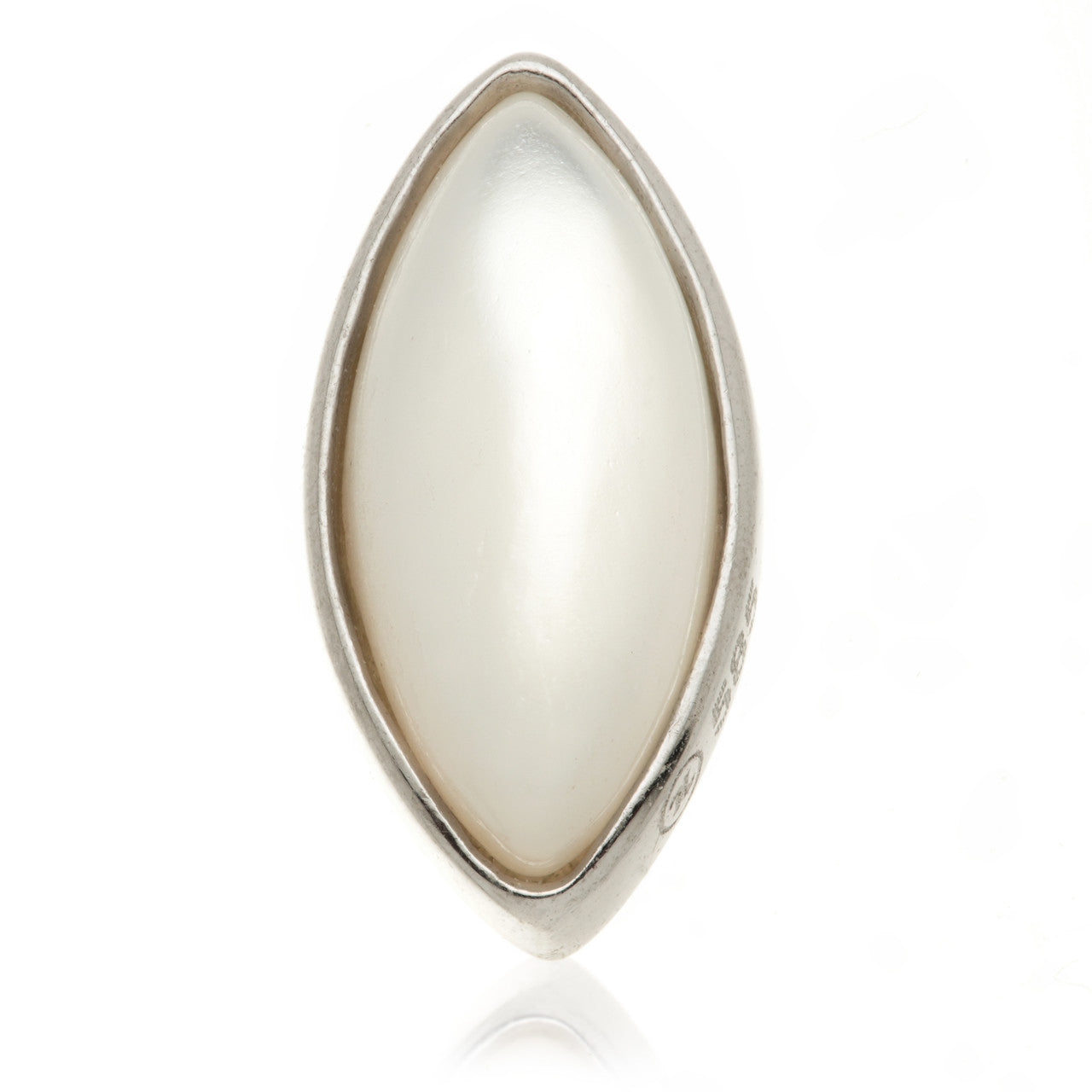 TL - 14ct Gold Internal Mother of Pearl Cabochon Marquise Attachment