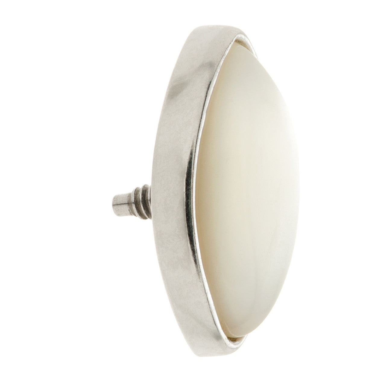 TL - 14ct Gold Internal Mother of Pearl Cabochon Marquise Attachment
