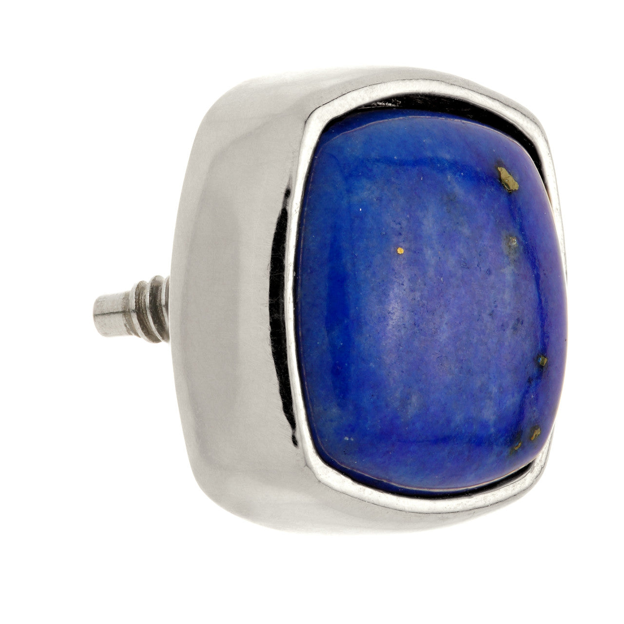 TL - 14ct Gold Internal Lapis Cabochon Cushion Attachment