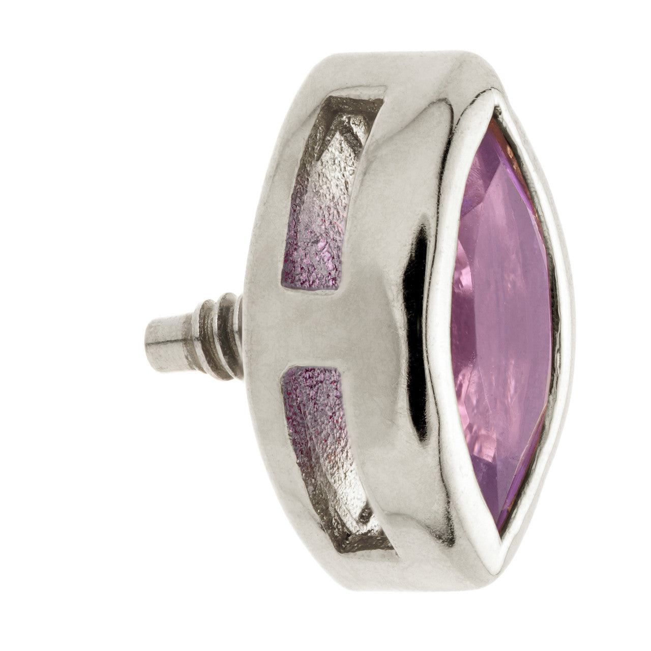 TL - 14ct Gold Internal Amethyst Marquise Attachment