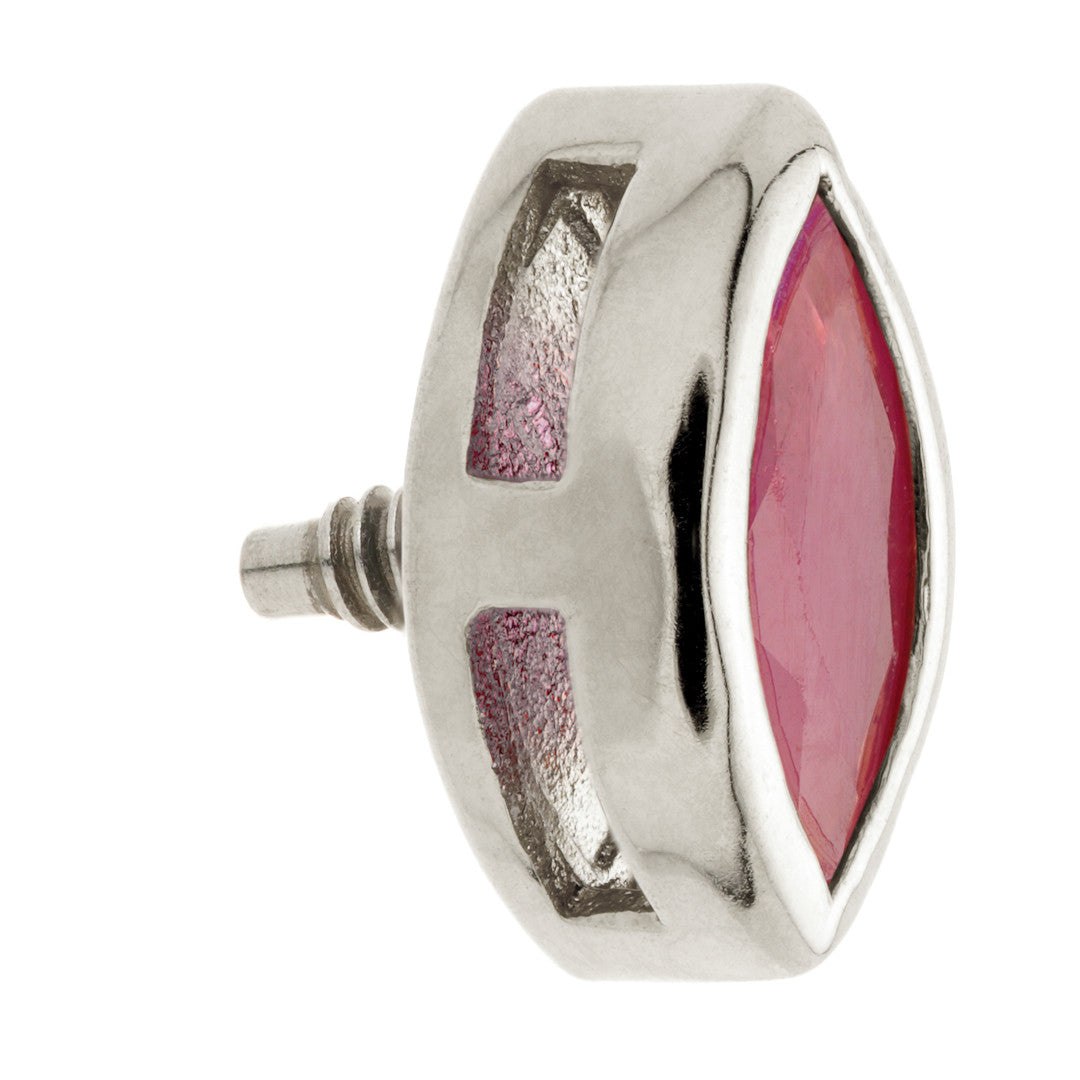 TL - 14ct Gold Internal Ruby Marquise Attachment
