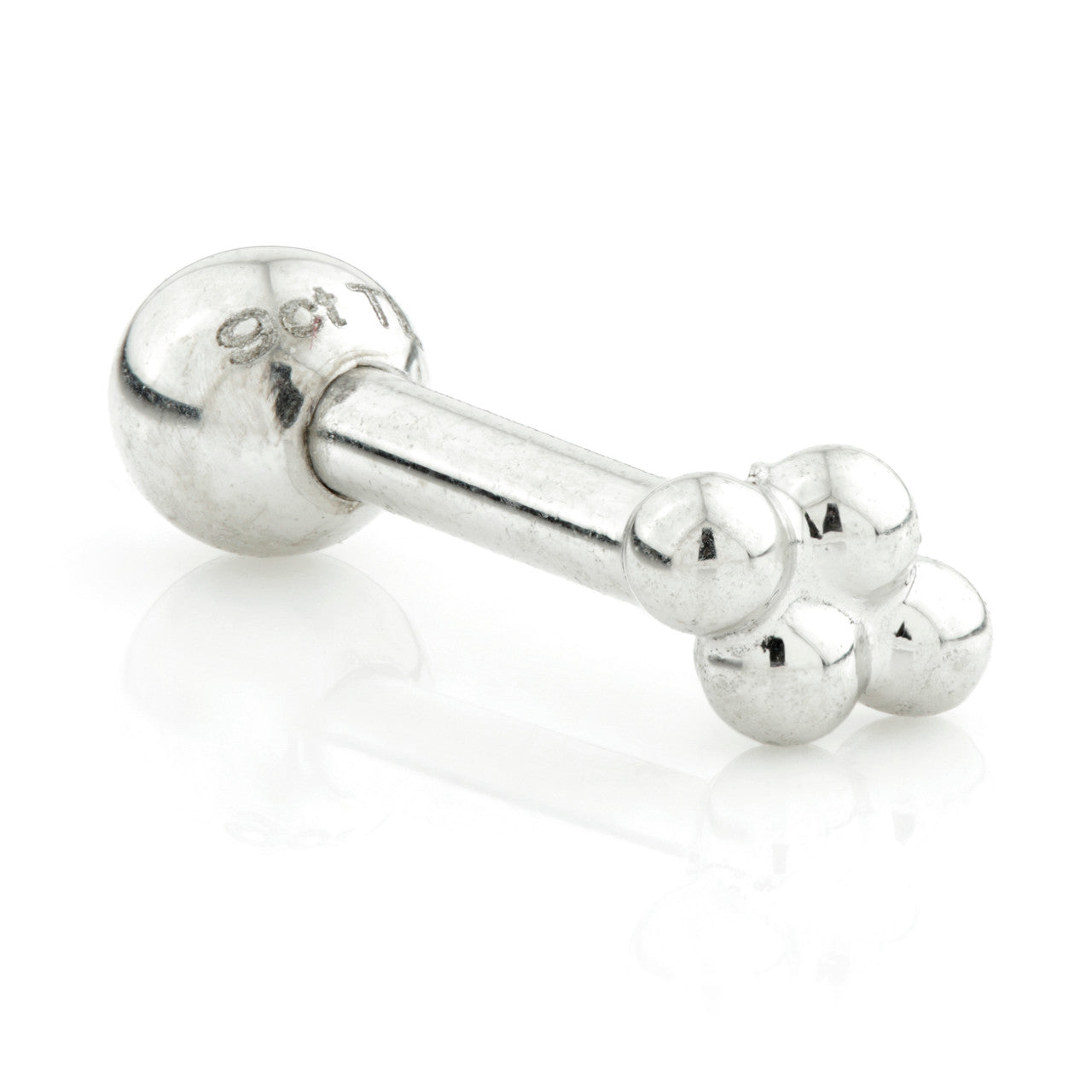TL - 14 Carat Gold 4 Dot Cartilage Bar