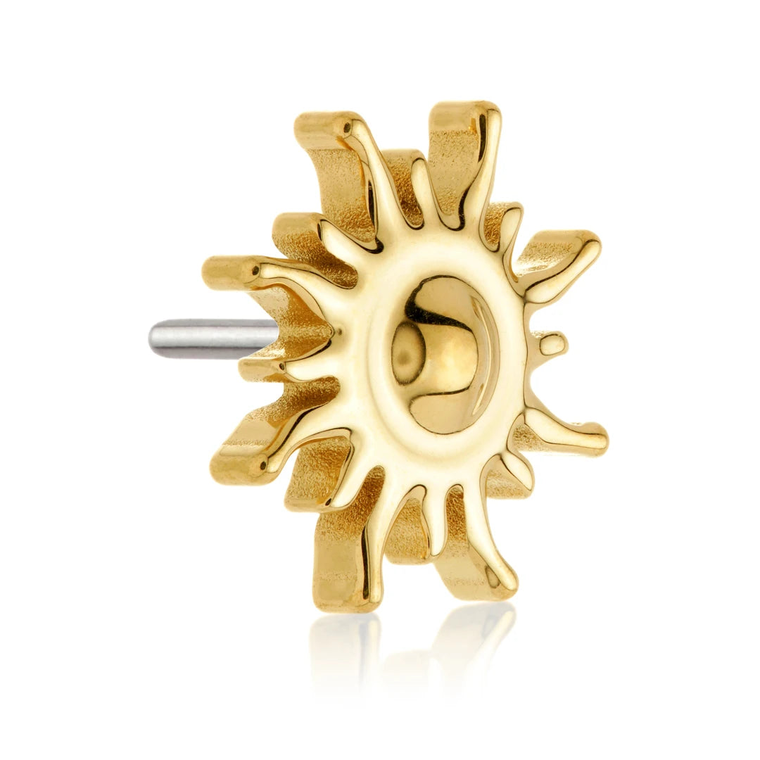 Gold PVD Ti Threadless Sun Attachment