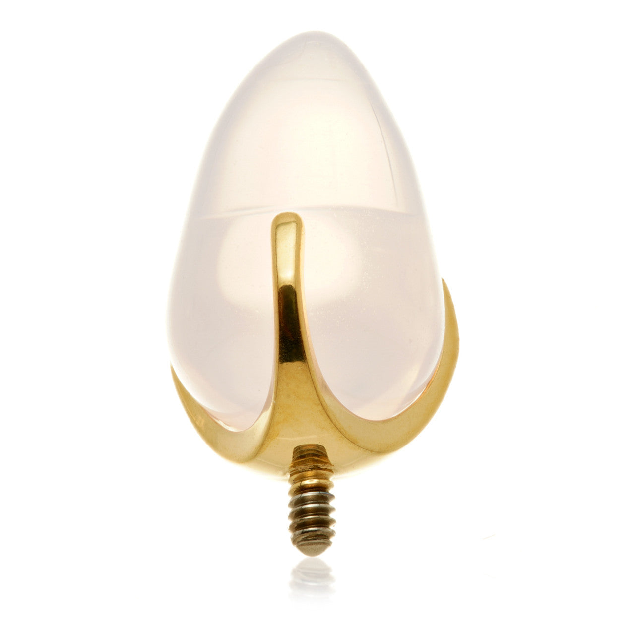 Zircon Gold Ti Internal Natural Stone Bullet Attachment