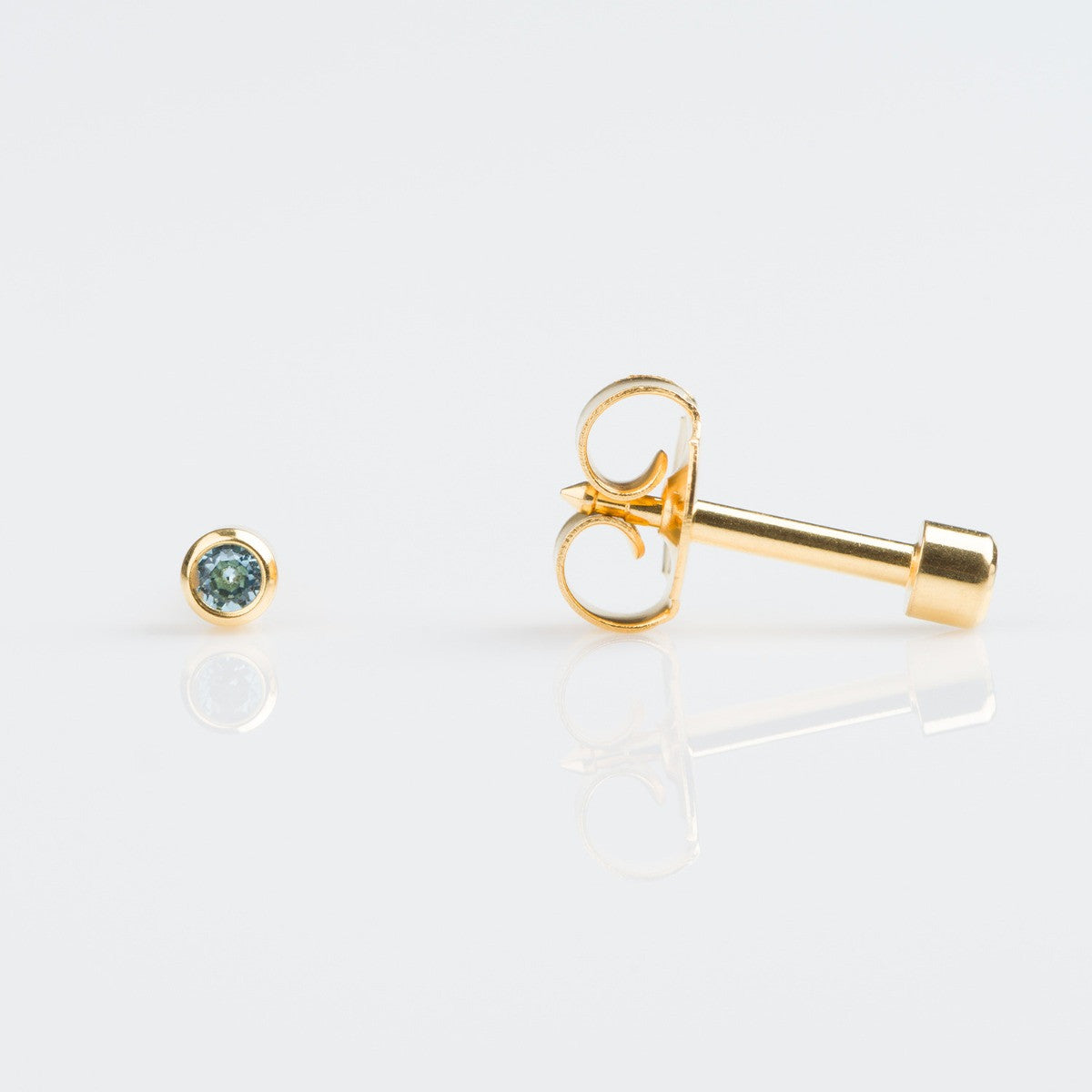 Studex Mini Gold Plated Bezel March Studs - Pack of 12