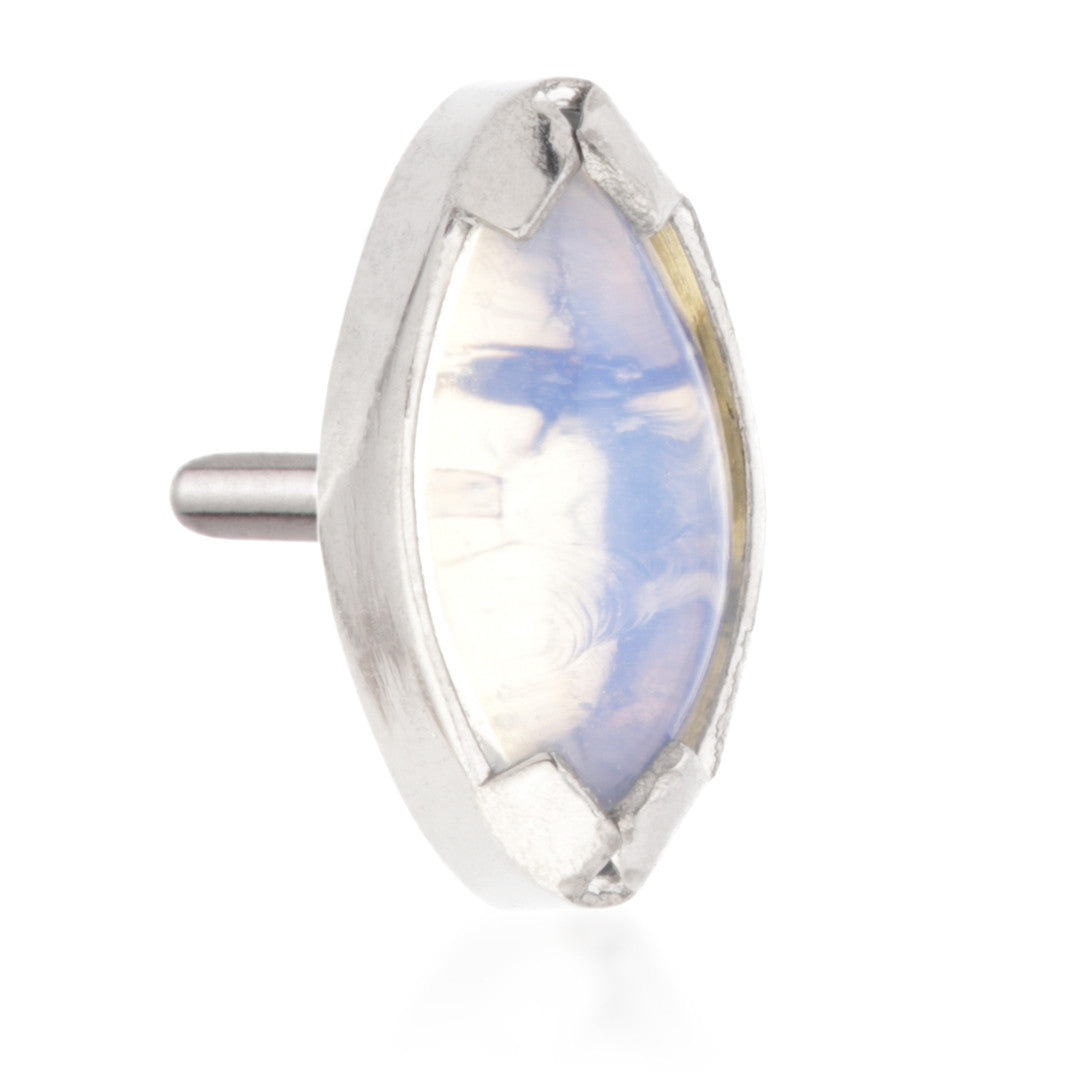 Ti Threadless Mini Opalite Marquise Attachment