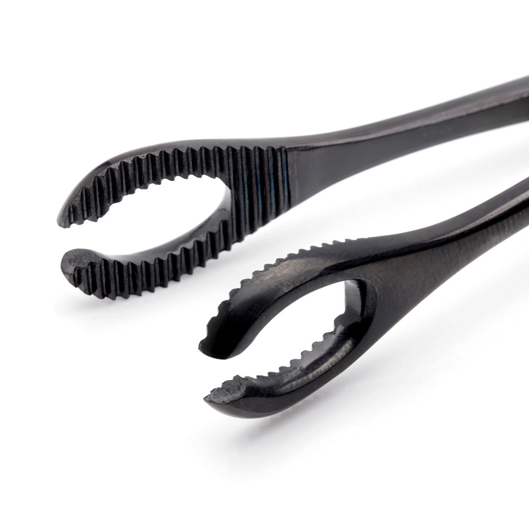 Sponge Forceps with Slot - PVD Black Coating