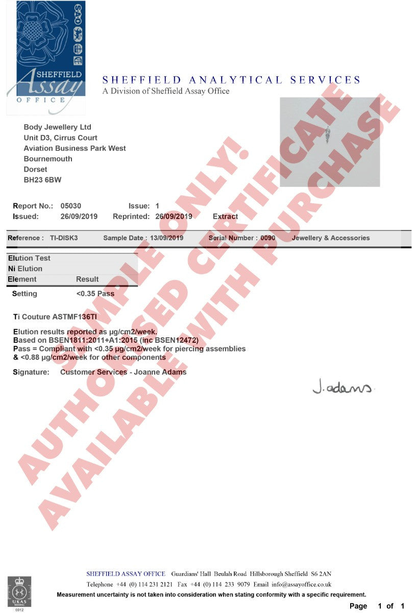 Ti Couture Titanium 2 Cluster Gems Flat Clip In Disk