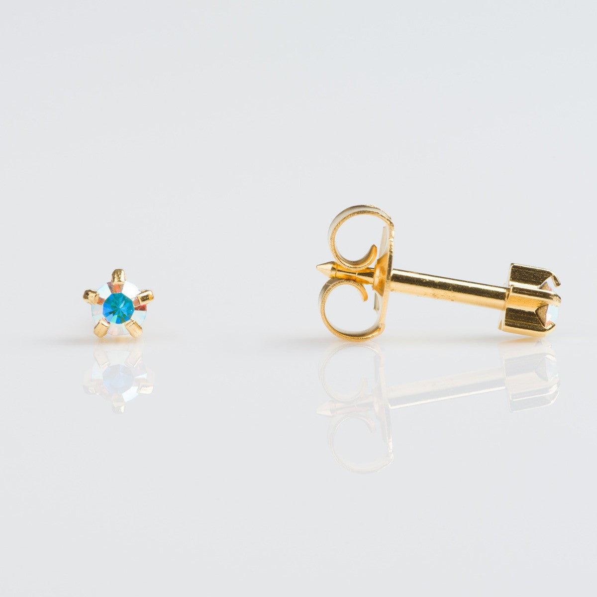 Studex Regular Gold Plated Tiffany Studs - Pack of 12