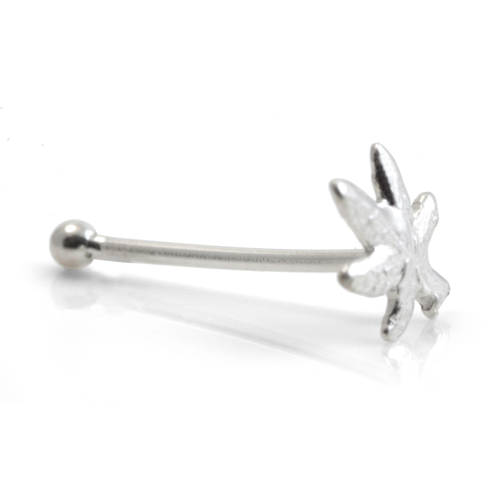 20x Silver Straight Ball Back Shapes - in Box