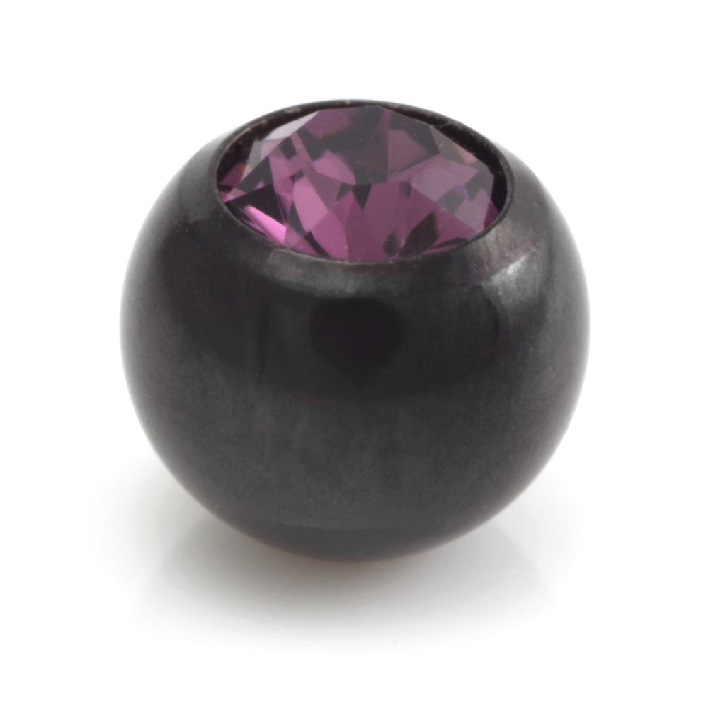 Black Steel Gem Ball -1.2mm