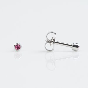 Studex Mini Stainless Bezel October Studs - Pack of 12