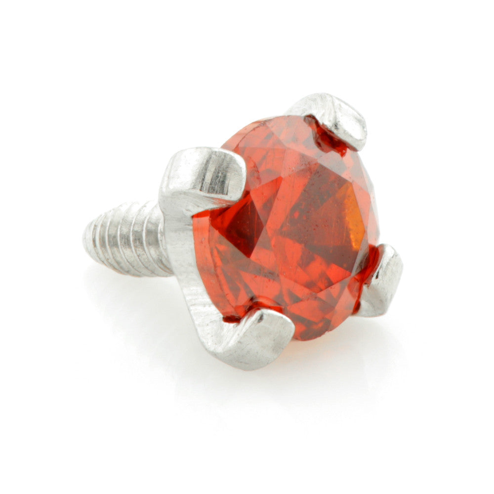 Ti-Couture Internal Micro Prong Set Steel Gem -1.2-GA-2.5