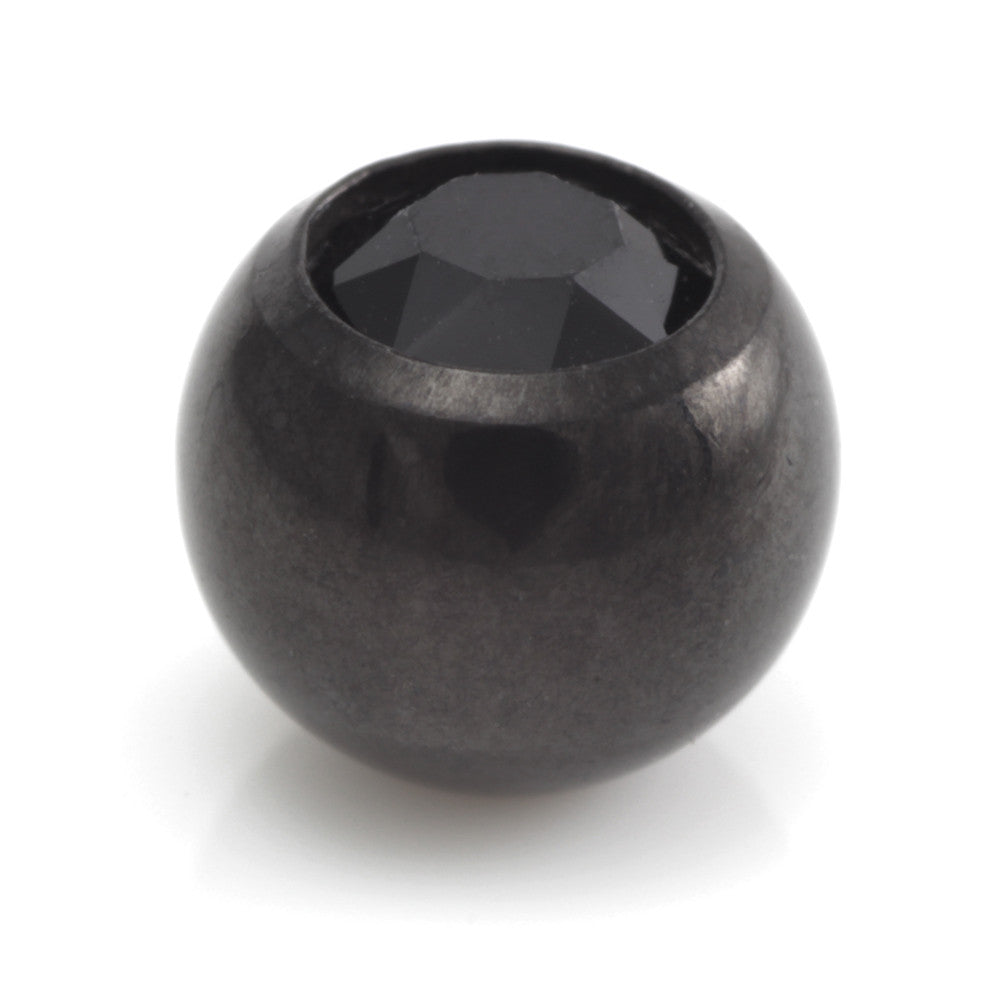 Black Steel Gem Ball -1.2mm