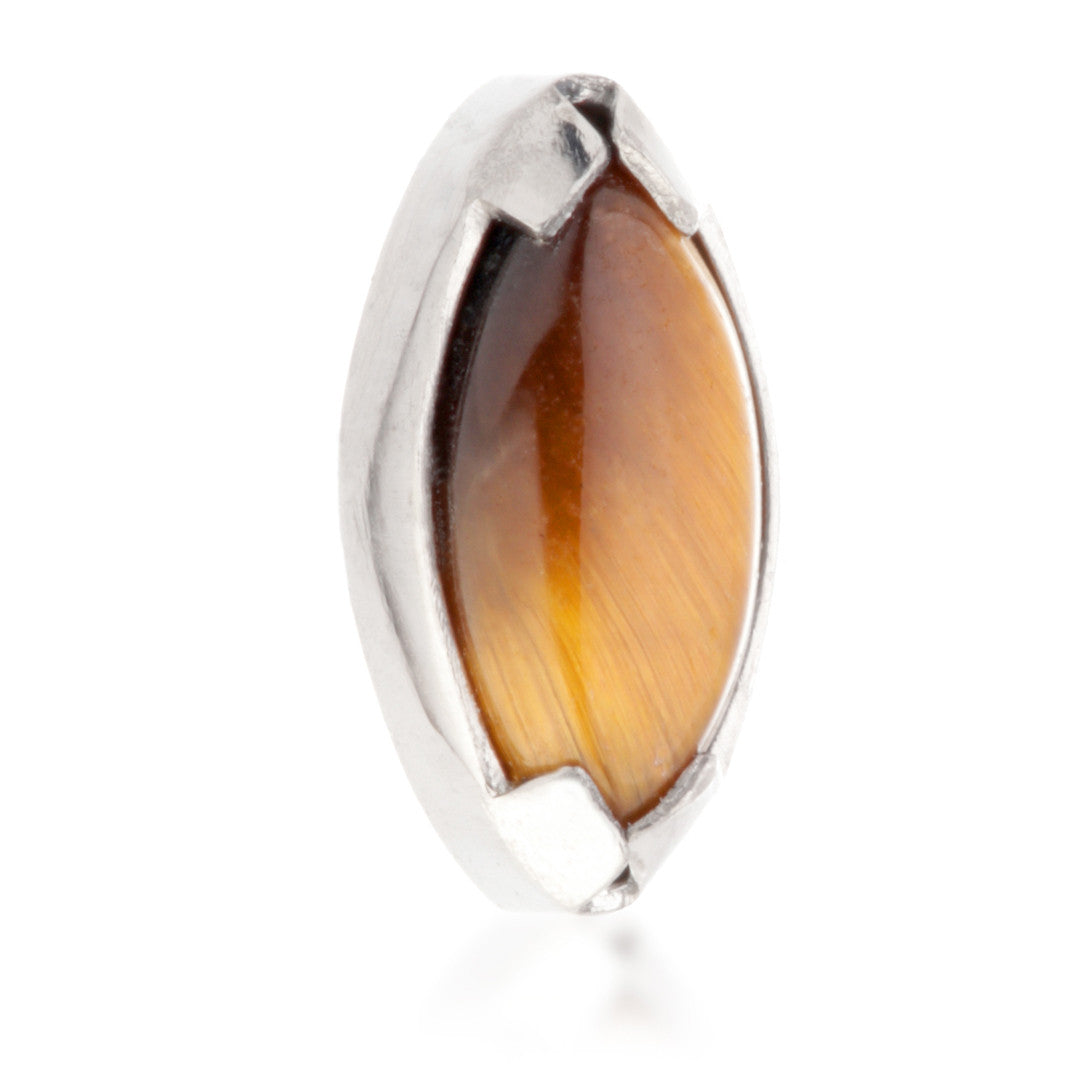Ti Internal Mini Tiger Eye Marquise Attachment