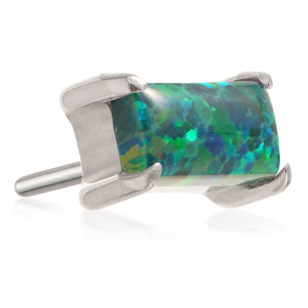 Ti Threadless Mini Baguette Opal Attachment