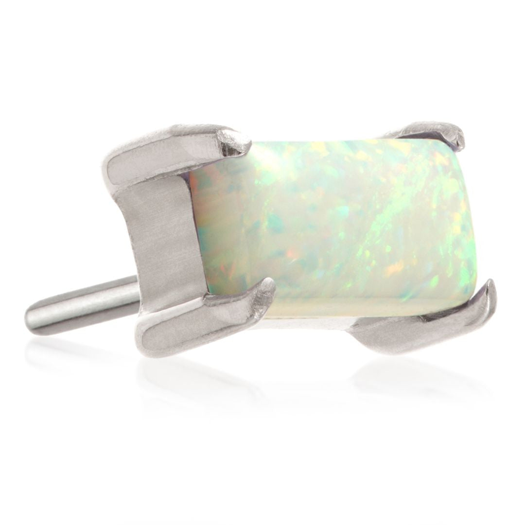 Ti Threadless Mini Baguette Opal Attachment